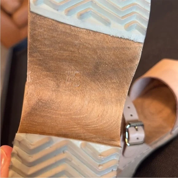 ❤️🔥Mia - Anja Swedish Clogs in Natural Leather - Size EU40 / US 9.5 - Picture 10 of 11